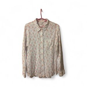 Floral Button Down Shirt for Women